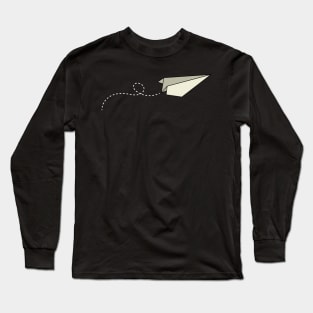 Paper Plane Long Sleeve T-Shirt